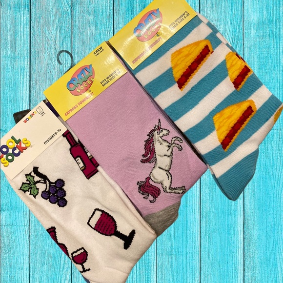 New 3 pairs Of Cute Women’s Sassy Socks - Picture 1 of 3